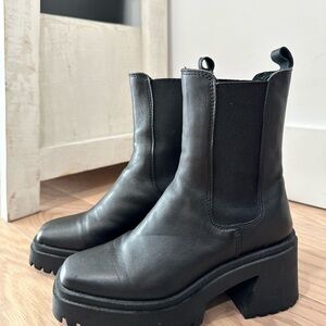 Steve Madden Black Heeled Boots